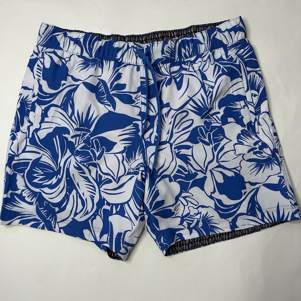 Robert Graham Shorts Swim Men's XXL Trunks Tropical Hula Girl Mesh Lined - Picture 1 of 6